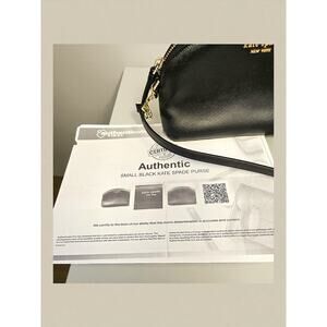 Kate Spade New York Small Dome Saffiano Leather Crossbody Bag Black